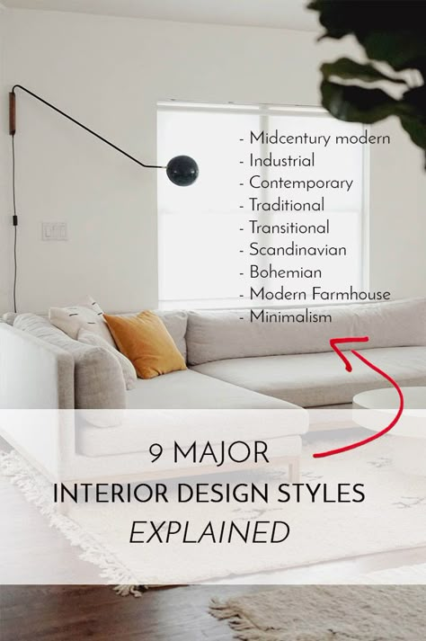 Types Of Interior Design Styles, Interior Design Basics, Learn Interior Design, Interior Design Career, Interior Design Principles, Popular Interior Design, Interior Design Per La Casa, Interior Design Guide, Design Basics