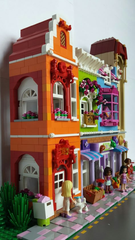 Lego Friends Building Ideas, Lego Friends Mocs, Lego Friends Ideas, Lego School, Building Rendering, Lego Hacks, Lego Poster, Lego Friends Sets, Lego Challenge