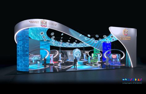 Diego Gugelmin on Behance Modern Exhibition Booth Design, Exhibition Company, Event Booth Design, Tv Set Design, Event Booth, Interactive Exhibition, Office Interior Design Modern, Hospital Interior, Exhibition Stall