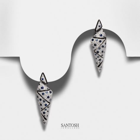 These stunning art deco-inspired earrings, embellished with diamonds, are a testament to exquisite craftsmanship and timeless design. Each curve and line tells a story of artistic brilliance, merging decadent details with pure sophistication. #ArtDecoElegance #DiamondsAreForever #middleeast #santoshjewellers #jewelerygram #diamonds #jewels #jewelsofinstagram #uaejewellery #finejewellery #jewellerydesign #legacy #statementjewellery #highjewellery Cocktail Inspiration, Jewellery Photo, Cartier Earrings, Cross Jewelry Necklace, Colour Stone, Jewelry Photoshoot, Jeweled Earrings, Jewelry Lookbook, Art Deco Earrings