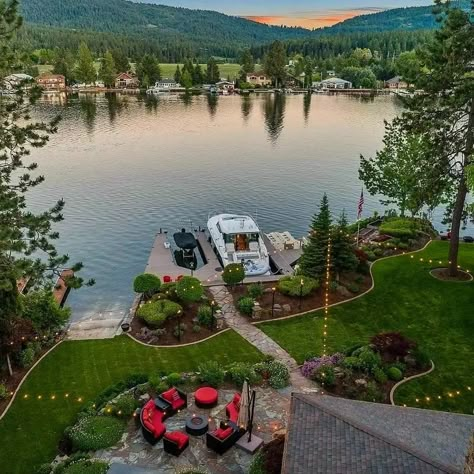 Swipe to see other two photos, it is a dream!… | Instagram Dream Lake House, Cozy Houses, Dream Instagram, Dream Beach Houses, Dream Cabin, Dream Life House, Dream Future, My Future Life, Dream House Rooms