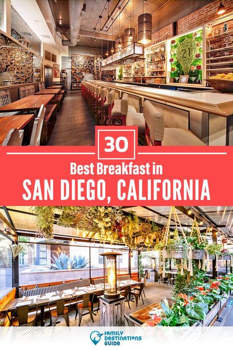 San Diego Breakfast Places, San Diego Restaurants With A View, San Diego Breakfast, San Diego Brunch, Mission Bay San Diego, San Diego Kids, San Diego Gaslamp, Kid Friendly Breakfasts, San Diego Food