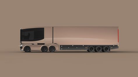 BA THESIS // Volvo Autonomous Truck :: Behance Truck Concept, Freight Transport, Volvo, Trucks, Vehicles