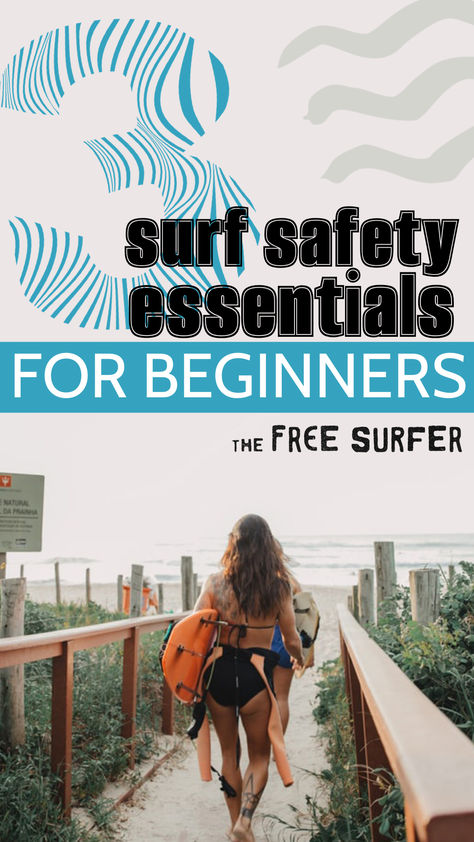 Guide from The Free Surfer | When you get it right, surfing can be a sport that delivers a rare blend of exhilaration and inner calm. There is nothing quite like catching the perfect wave and riding it out. But always remember: Surf safety first!  If you are just beginning your first steps in the sport, then you are in for a treat. But before you learn to surf, you need to learn to respect the ocean. Here are three important surf safety tips you need to pay attention to. Surf Magazine, Surfer Lifestyle, Read List, Surf Club, Surf Camp, Learn To Surf, One Day I Will, Safety First, Maybe One Day