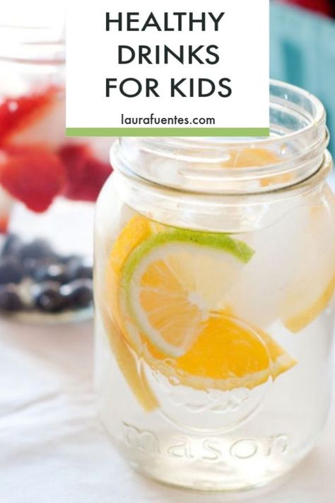 Healthy beverage ideas for kids and toddlers, plus tips to help them drink more water! Detox For Kids, Drinks For Kids, Healthy Smoothies For Kids, Healthy Drinks For Kids, Beverage Ideas, Paleo Drinks, Smoothies For Kids, Healthy Drinks Recipes, Healthy Work Snacks