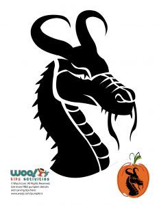 Dragon and Unicorn Pumpkin Stencils | Woo! Jr. Kids Activities Dragon Pumpkin Carving, Unicorn Pumpkin Stencil, Dragon Pumpkin, Dragon And Unicorn, Head Pumpkin, Pumpkins Carving, Pumpkin Templates, Halloween Pumpkin Stencils, Stencils For Kids