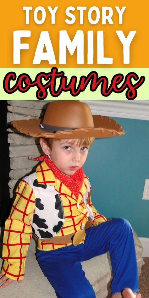 Woody Costume Toddler, Toy Story Halloween Costumes, Halloween Toy Story, Halloween Costumes For Toddlers, Best Costume Ideas, Costumes For Toddlers, Shared Birthday Parties, Costume Ideas For Halloween, Sibling Costume