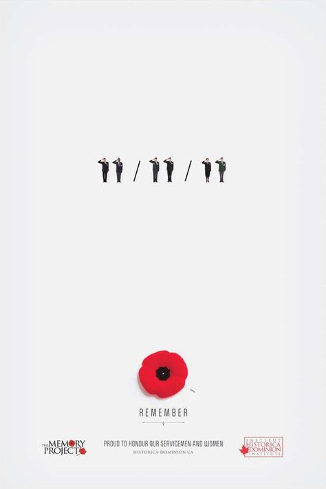 50 Genius Print Ads With Brilliant Design Techniques – Design School                                                                                                                                                                                 More Remembrance Day Art, Remembrance Day Poppy, Memory Projects, Warm And Cool Colors, Publicidad Creativa, Corporate Presentation, Remembrance Day, Print Advertising, Seasonal Crafts