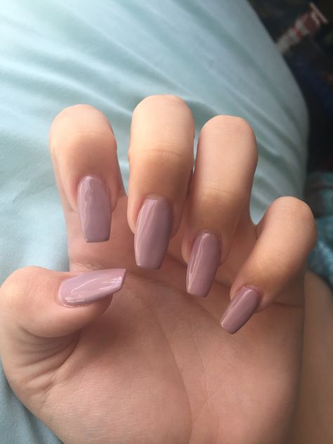 Nail Aesthetic, Coffin Acrylics, Color For Nails, 2024 Nails, Powder Manicure, One Color Nails, Nail Candy, Nail Colours, Ballerina Nails