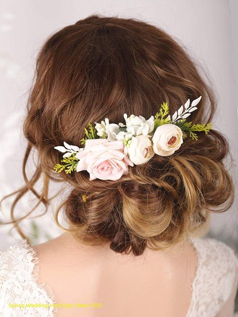 Spring Wedding Hair, Wreath Crown, Blush Wedding Flowers, Wedding Hair Piece, Floral Hair Combs, Floral Accessories Hair, Hair Wreath, Flower Girl Hairstyles, Fall Wedding Flowers