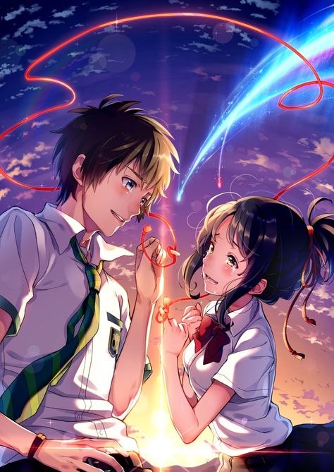 Easy Manga Drawings, Mitsuha And Taki, Sisters Images, Your Name Anime, Film Anime, Harry Potter Anime, Hayao Miyazaki, Miyazaki, Anime Movies