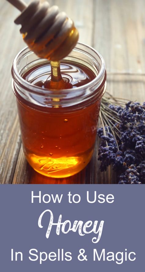 Using Honey in Witchcraft, Spells & Magic - Moody Moons Witches Facts, Honey Jar Spell, Nectar Of The Gods, Dream Spell, Honey Uses, Goddess Spirituality, Spells Magic, Witchcraft Spells, Lavender Honey