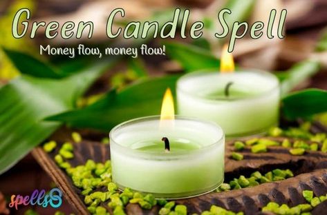 Money Candle Spell: How to Use a Green Candle for Prosperity Honey Jar Spell, Money Candle Spell, Money Spells That Work, Prosperity Spell, Money Candle, Money Spell, Candle Dish, Magick Spells, Money Magic