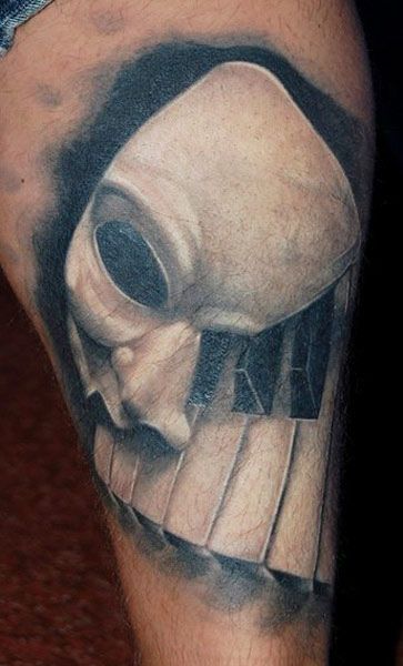 Realism Mask Tattoo (Phantom of the Opera) by Sergey Gas Opera Mask Tattoo, Phantom Of The Opera Tattoo, Opera Tattoo, Tattoo Lounge, Phantom Mask, Story Tattoo, Salvation Tattoo, Miami Tattoo, Opera Mask