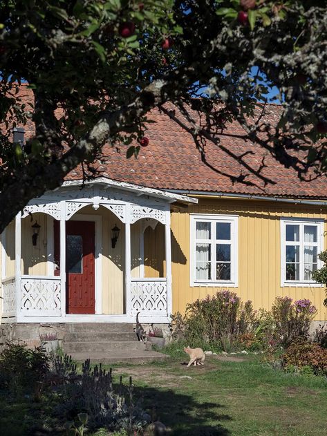 Cozy grandma’s cottage within the nation American Cottage, Country Photos, Scandinavian Cottage, Interior Tips, Scandinavian Countries, Photos Ideas, Beautiful Architecture, Beautiful Interiors, Cozy House