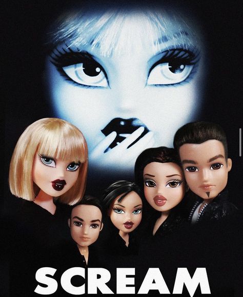 Cloe Bratz, Bratz Characters, Bratz Movie, 2000s Vibe, Brat Doll, Scary Movie Characters, Film Posters Art, Bratz Girls, Doll Aesthetic