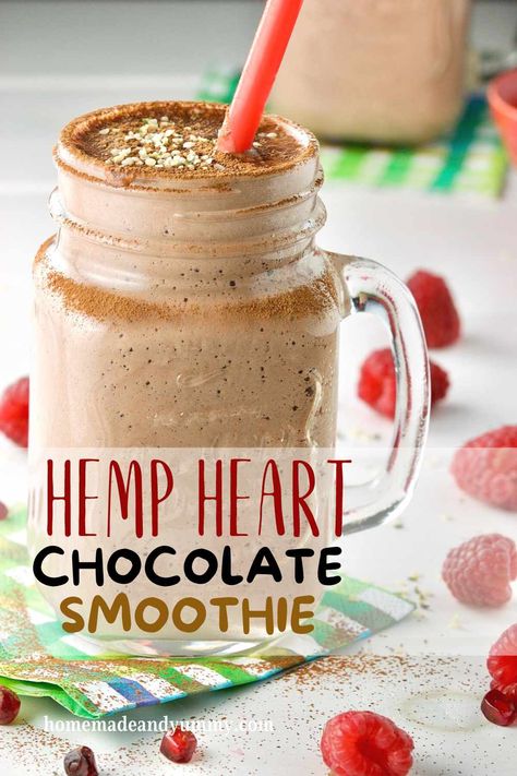 Chocolate Smoothie Recipe, Juice Blends, Chocolate Smoothie Recipes, Chocolate Decadence, Kid Friendly Drinks, Smoothies Recipes, Nutritious Smoothies, Beverage Recipes, Hemp Hearts