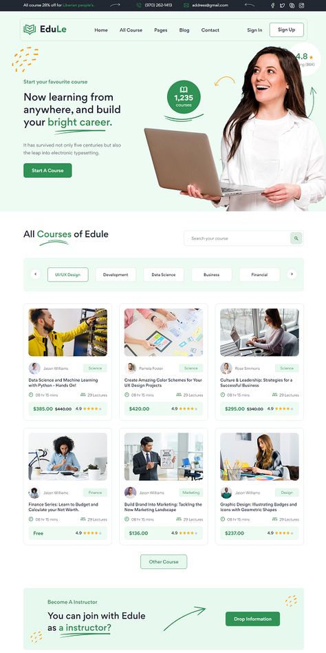 Design Content Ideas, Design Website Ideas, Website Slider, Website Ui Ux Design, Learning Template, Sales Website, Wordpress Portfolio, Design Learning, Best Website Templates