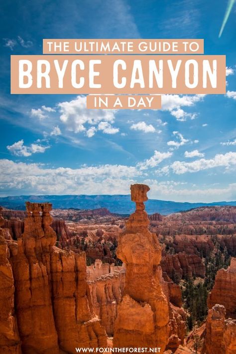 Visit Bryce Canyon in One Day and Beat the Crowds Expert Tips Bryce Canyon National Park Hikes, Bryce Canyon Hikes, Canyon City, Bryce National Park, Utah National Parks Road Trip, Road Trip Across America, Utah Road Trip, National Park Road Trip, Utah Travel