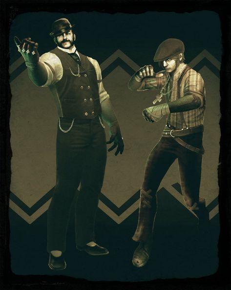 Victorian Era Brawler Videogame Character Design #01, Matt Kresge on ArtStation at https://www.artstation.com/artwork/1obX Victorian Soldier, Thug Character Design, Victorian Detective, Victorian Era Character Design, Victorian Character Design Male, Victorian Character, Victorian Character Art, Victorian Character Design, Steampunk Character