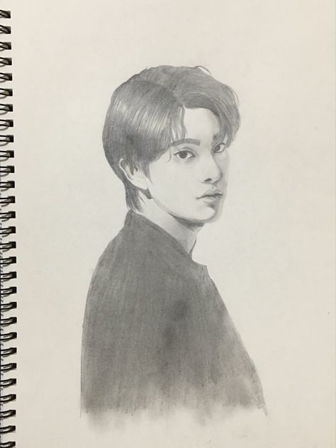 Jake Drawing Enhypen Pencil, Jake Enhypen Drawing Sketch, Jake Drawing Enhypen, Jake Enhypen Drawing, Jake Drawing, Enhypen Drawing, Jake Fanart, Kpop Sketch, Drawing Fundamentals