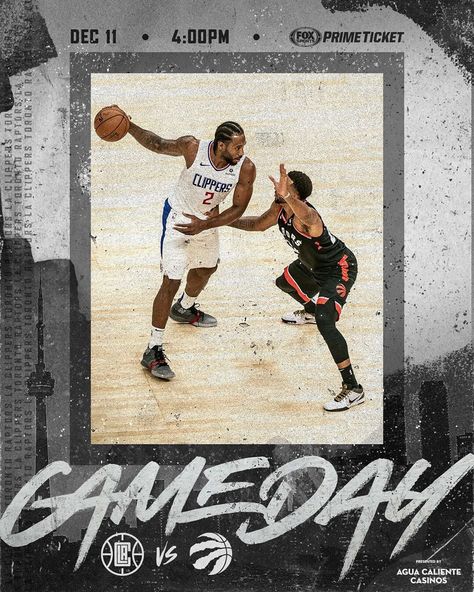 LA Clippers on Instagram: “🗣 GAME DAY” Game Day Basketball, Basketball Schedule, United Center, La Clippers, Texture Graphic Design, Nba Season, Basketball Game, National Basketball Association, Schedule Design