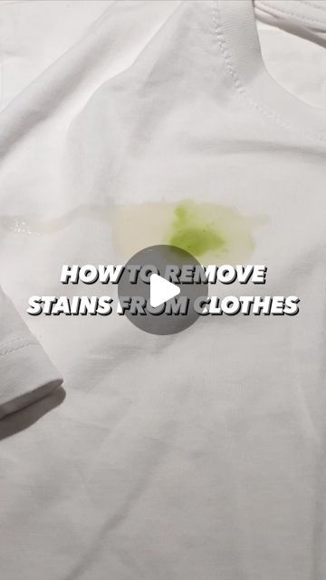 Armen Adamjan on Instagram: "Stained shirt?! No problem! 😅 Make your own stain removing mixture at home, no need to buy those sprays from the store that contain toxic chemicals! 🙌 . . . . #lifehacks #stains #homemade #tipsandtricks #parents #diy #howto #kitchenhacks #wow #tips #lifestyle #learn" How To Remove Stains, How To Remove Stains From Clothes, Diy Stain Remover For Clothes, Mildew Remover For Fabric, Whiten White Clothes, Homemade Stain Remover, Best Stain Remover, Remove Bleach Stains, Homemade Stain Removers