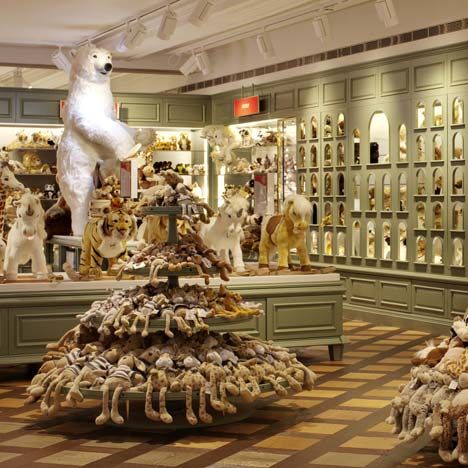 Shed Architecture creates a brand new gender-neutral toy department at Harrods in London. Toy Store Design, Gender Neutral Toys, Toy Stores, Kids Toy Store, Trendy Toys, Hotel Room Design, Toy Display, Doctorate, Shed Design