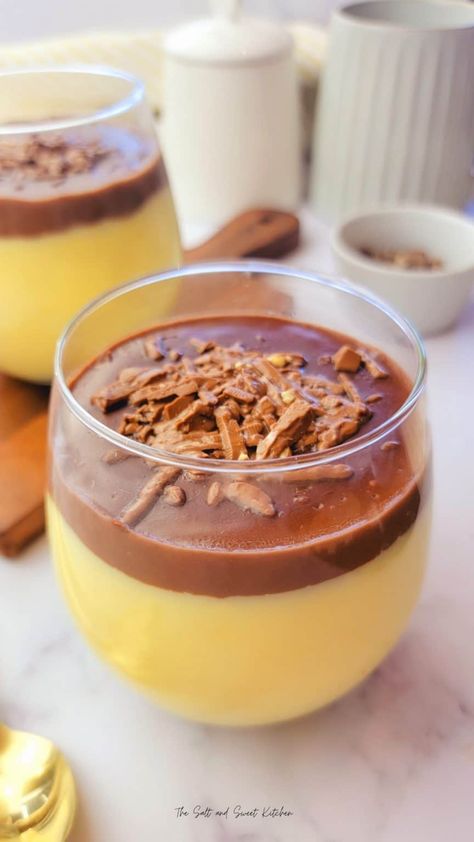 Custard Biscuit Pudding- The Salt and Sweet Kitchen Biscuit Pudding Recipe, Custard Powder Recipes, Custard Biscuits, Biscuit Pudding, Healthy Peanut Butter Cups, Ramadan Desserts, Homemade Chocolate Pudding, Sweet Kitchen, Chocolate Pudding Recipes