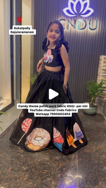 Cndu Fabrics on Instagram: "Lehenga-Jimmy choo with candy theme patch work fabric 650/- per mtr
Blouse-Jimmy choo with candy theme bunch patch work fabric 450/- per mtr
YouTube channel cndu fabrics
Watsapp 7995602404
Stitching not available..
#owndesign #ownmanufacturing #uniquefabrics #cnduspecialdesigns #cnduspecial #cndufabrics #designerfabrics #1stbirthday #themefabrics #birthdaytheme" Candy Theme, Patch Work, Birthday Theme, Jimmy Choo, Lehenga, Youtube Channel, 1st Birthday, Not Available, Fabric Design