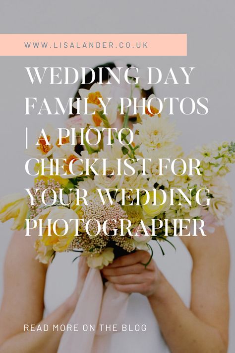 Stuck on where to begin when making your wedding group photo list? Does the idea of coming up with a list for family formal photos for your wedding fill you with dread?   This guide will provide you with the most common questions asked by couples in regards to making a wedding family and group checklist with example shot templates below. Common Wedding Photos, Family Photo List For Wedding, Wedding Family Shot List, Wedding Photo List Must Have, Wedding Photo List Family, Wedding Shot List Family, Wedding Family Photos Group Shots List, Wedding Family Photos List, List Of Wedding Pictures To Take