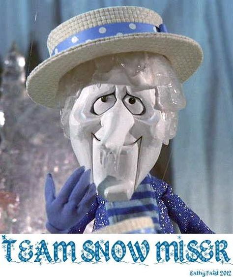 TEAM SNOW MISER!!! SNOW MISER ROCKS!! lol Snow And Heat Miser, Snow Miser And Heat Miser, Top 10 Christmas Movies, Glitter Beard, Miser Brothers, Year Without A Santa Claus, Funny Holidays, Snow Miser, Heat Miser