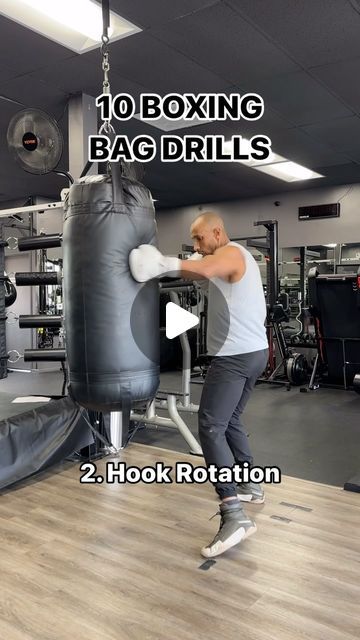 Boxing + Fitness Workouts on Instagram: "10 Boxing Bag Drills 🥊 which one is your favorite? Mine is #4 ✅ #boxing #bagwork #mma #muaythai" Boxing Circuit Workout Punching Bag, Boxing Heavy Bag Workout, Boxing Combos For Fitness, Boxing Workout With Bag For Women, Speed Bag Workout, Boxing Drills Workouts, Kickboxing Workout With Bag, Boxing Bag Workout, Diy Punching Bag