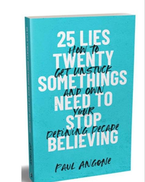 New Book Recommendation: 25 Lies Twenty Somethings Need to Stop Believing: How to Get Unstuck and Own Your Defining Decade📘 This book will help you live your life on purpose, earn that cash money💵, leave a legacy and have FUN doing it!!! http://liketk.it/3bnBy @liketoknow.it #liketkit #LTKunder50 #LTKhome #LTKunder100 Defining Decade, Leave A Legacy, Get Unstuck, Book Recommendation, Leaving A Legacy, Cash Money, Money Cash, Live Your Life, Book Recommendations