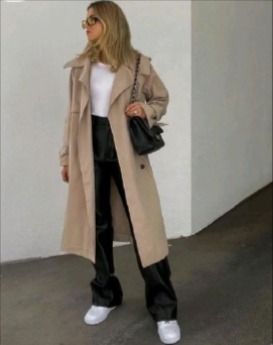 Lederhosen Outfit, Mantel Outfit, Adrette Outfits, Trench Coat Outfit, Europe Outfits, Paris Outfits, Looks Street Style, Mode Inspo, Coat Outfits