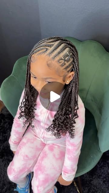 𝐍𝐚𝐭𝐮𝐫𝐚𝐥 𝐛𝐲 𝐓𝐢𝐚𝐣𝐚𝐝𝐞 🇯🇲 on Instagram: "Kiddie tribal braids🔥   Click link in bio && BOOK TODAY !  Sewins, Knotless Plaits, Braids & more   #naturalhairbytia #orlandobraids #braidedponytails #braids #feedinbraids  #braidsforkids #explorepage #littlegirlbraids #kidsbraidstyles #kidsbraids #kidshairstyles #orlandoknotless #braider  #feedins #knotlessbraids #explore #kidbraiders #creativebraids #naturalbraids #neatbraids #beadsandbraids #stitchbraids #howtobraid #tampahairstylist" Braids For 6 Yrs Old, Fulani Braids Hairstyles Kids, Hairstyle Braids For Kids, Protective Hairstyles Braids For Kids, Heart Braided Hairstyles For Kids, Lil Girl Braided Hairstyles, Braids For Girls Hair Black, Kids Birthday Hairstyles Black, Kids Knotless Box Braids With Curly Ends