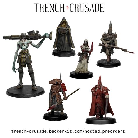 Mike Franchina, Trench Crusade Art, Vampire Coast, Trench Crusade, Chaos Marauders Warhammer, Warhammer 40k Miniatures Chaos, Grimdark Miniatures, Grim Dark, Trench Crusade Miniatures