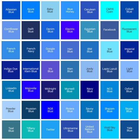 Legendary blue pigment colourstintsshades and brand coloursColour symbolism varies depending on huetintand contextResearch indicates that blue is associated with trustreliability and stability as well as safety and protectionBlue is perceived as calmtranquil and serene but also coldclinical and depressingBlue may be masculine and feminine depending on cultureBlue colour illustration by Zena O’ConnorPhDDesign Research Associates. Colour Symbolism, Tint And Shade, Purple Color Names, Different Blue Colors, Color Names Chart, Pantone Color Chart, Colour Illustration, Color Knowledge, Blue Shades Colors