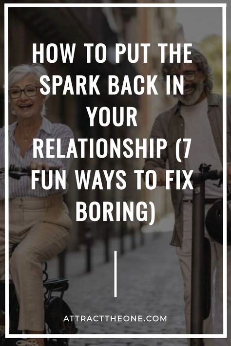 Has your relationship gotten boring? Here’s how to put the spark back in your relationship on your own. Use these 7 ideas to get him interested again. How To Get Spark Back In Relationship, Keep The Spark Alive Relationships, How To Get The Spark Back Relationships, How To Keep The Spark In A Relationship, How To Spark Your Relationship, Boring Relationship, Late Night Movies, Relationships Quotes, Long Relationship