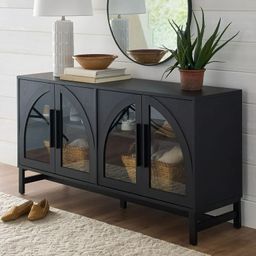 Better Homes & Gardens Juliet Arc … curated on LTK Arc Door, Entertainment Center Furniture, Flat Tv, Black Tv Stand, Door Bar, Tv Console Table, Farmhouse Tv Stand, Cabinet Black, Flat Panel Tv