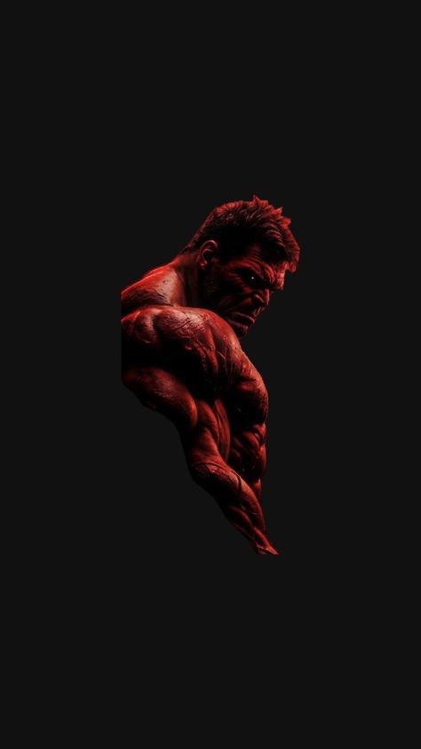 Red Hulk Marvel, Hulk Wallpaper, Hulk Tattoo, Hulk Artwork, Superhero Artwork, Ram Wallpaper, Red Hulk, Marvel Superhero Posters, Avengers Wallpaper