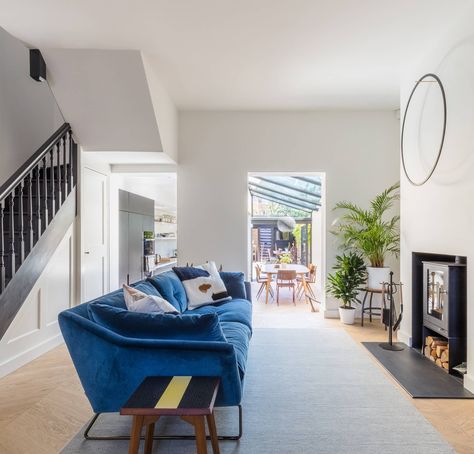 Terrace House Interior, London Terrace House, Victorian Terrace Interior, Terrace Interior, Victorian Terrace House, Terracotta Wall Art, Hackney London, Terracotta Wall, House Extension Design