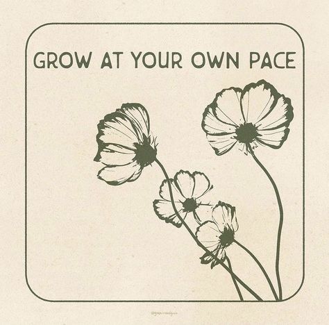 Grow At Your Own Pace, Green Quotes, Dorm Posters, At Your Own Pace, Your Own Pace, Green Print, Room Posters, Abstract Wallpaper, Green Aesthetic