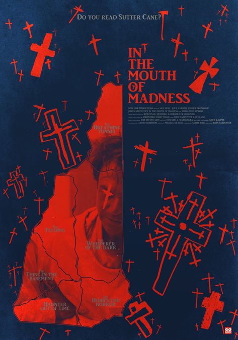 In The Mouth of Madness (1994) #movieposter #movies #poster Buy: https://t.co/zmrf0VooXo https://t.co/ohXWvex5Tg In The Mouth Of Madness, Alternative Posters, Alt Posters, David Carson, Best Movie Posters, Hp Lovecraft, John Carpenter, Poster Photo, Science Fiction Film