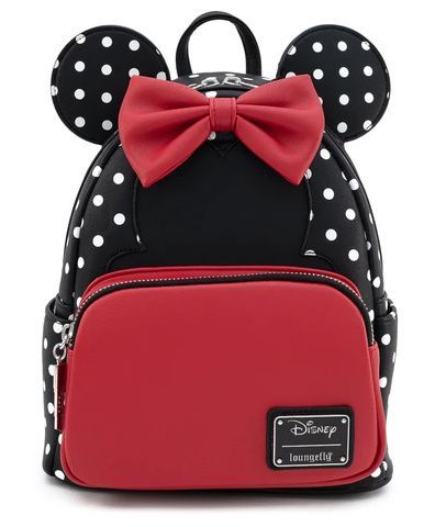 Love Stitch, Hercules, and Coco?! Then Check Out These 6 NEW Disney Loungefly Prints! Minnie Mouse Backpack, Mini Mochila, Minnie Mouse Bow, Faux Leather Top, Loungefly Bag, Mini Mouse, Disney Bag, Loungefly Disney, Women Bags Fashion