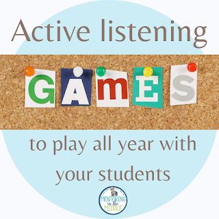 Skill Streaming Social Skills, Teaching Listening Skills, Active Listening Activities Middle School, Listening Skills Activities Student, Listening Activity For Preschoolers, Listening Games For Preschoolers, Listening Games For Kids, Active Listening Skills, Listening Games For Adults