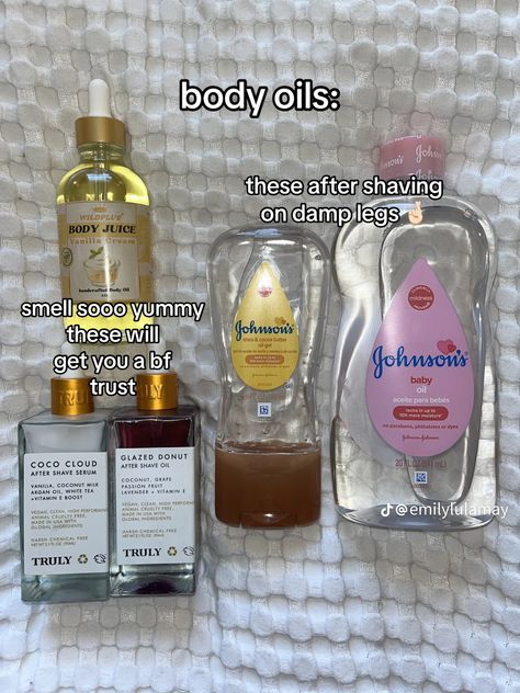 Baby Oil Gel, Haut Routine, Oil Gel, Holiday Cardigan, Shower Products, Body Hygiene, Basic Skin Care Routine, Shower Skin Care, Perfect Skin Care Routine