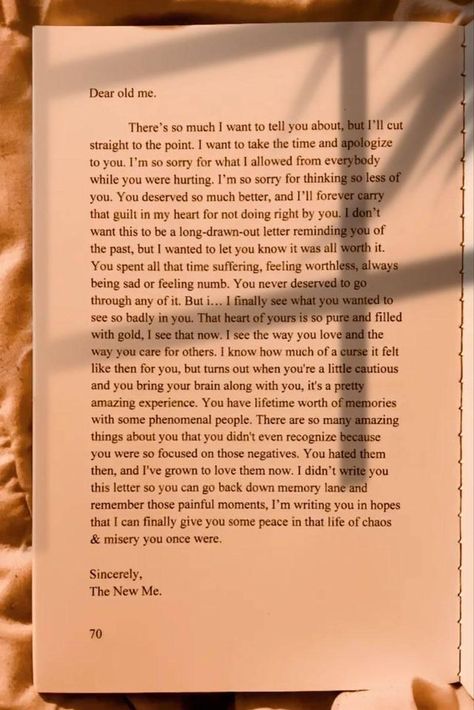 Missing Your Old Self Quotes, Dear Old Me Letter, Letter To Old Self, To My Old Self Quotes, Letters About Missing Someone, Dear Old Me Quotes, Letter To Past Self, Dear Old Me, I Miss My Old Self