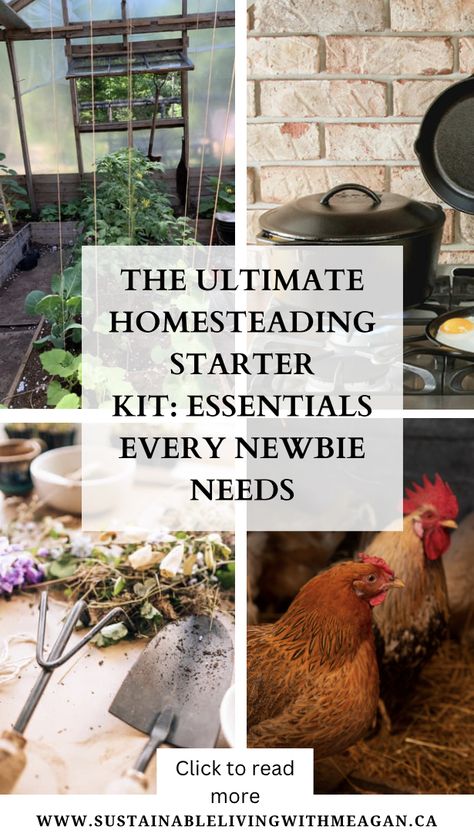 Are you ready to embark on your homesteading journey? Check out this ultimate starter list for new homesteaders. Make sure you have all the essential tools to begin your homestead whether gardening, baking, raising animals or preserving food the right tools get the job done safely. Read the post click the link to learn more #homesteading #homesteadingforbeginners #homesteadlife #howtohomestead #gardeningforbeginners #canningforbeginners #offthegrid Homestead Needs, Homestead Must Haves, Starting A Homestead, Small Homestead Ideas, Homesteading Equipment, Home Steading, Homestead Essentials, Homestead Tools, Homesteading For Beginners