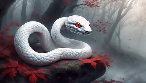 Dream About White Snake With Red Eyes – What's the Meaning? - Dreaming about a white snake with red eyes could make you feel a little weird or excited. This kind of dream is not just random; it’s like a secret message made up of symbols. Let’s figure out what this cool but strange dream might mean. When you see a white snake with red eyes in your dream, it’s not just any old dream. It’s full of symbols and meanings. Understanding this dream takes a bit of thinking, but it’s like solving a fun mystery. We’ll look at what this white snake could be trying to tell you. Key Takeaways Dreams are like secret messages made up of symbols. Every part of a dream has a meaning. Writing down and reflecting on the dream can help understand its meaning. Consulting wit What Dreams Mean, Snake Meaning, What Your Dreams Mean, Ig Background, Strange Dream, Eye Meaning, Dream Recall, Indian Mythology, Dream Symbols